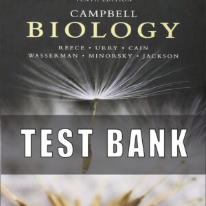 Test Bank for Campbell Biology 10th Edition by Lisa A. Urry