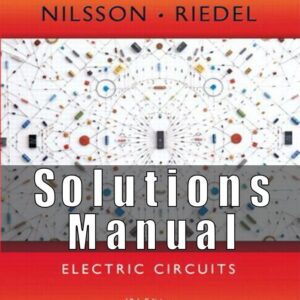 Solution Manual For Electric Circuits 10th Edition james W. Nilsson, Susan A. Riedel